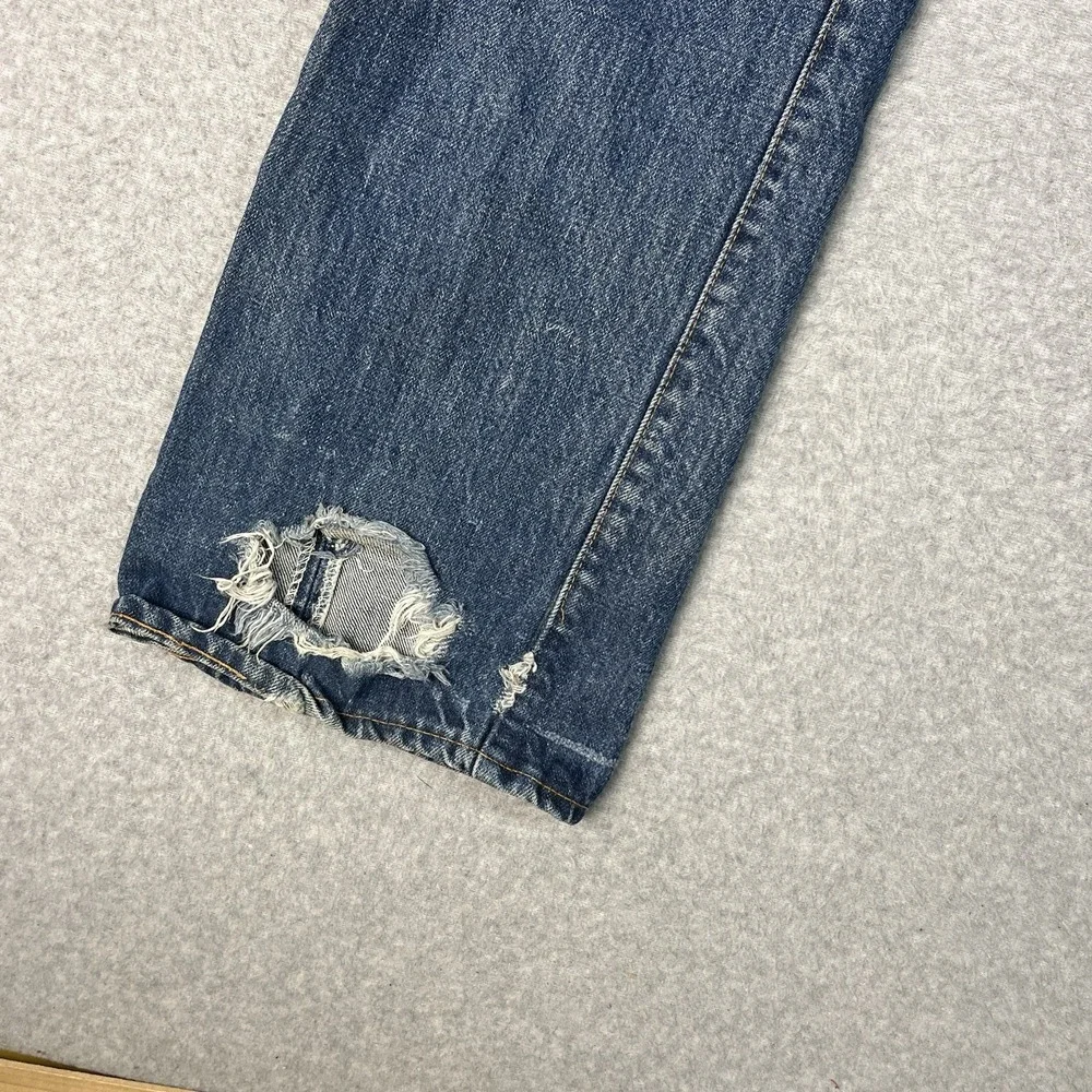 Vintage Levis Jeans Mens 31x26 Blue 517 Bootcut Western Cowboy 70s Talon Denim